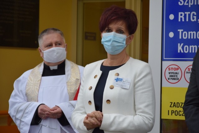 Maria Kiełbasińska, prezes Novum-Med Szpitala Powiatowego w Więcborku:- Minister zdrowia odwołał polecenie nakazujące zorganizowanie oddziału covidowego