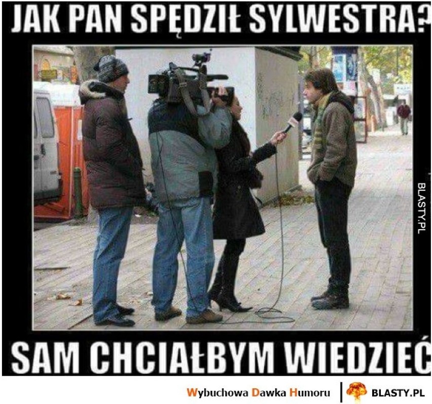 Sylwester 2018 MEMY. Tak wygląda noc sylwestrowa oczami...