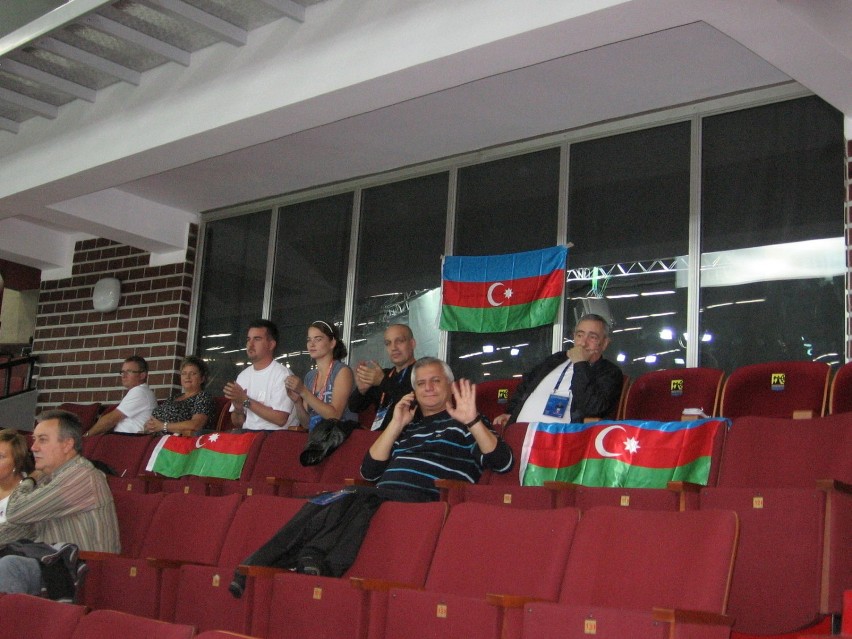 Azerscy kibice zazwyczaj zajmowali sektory VIP / fot. Piotr...