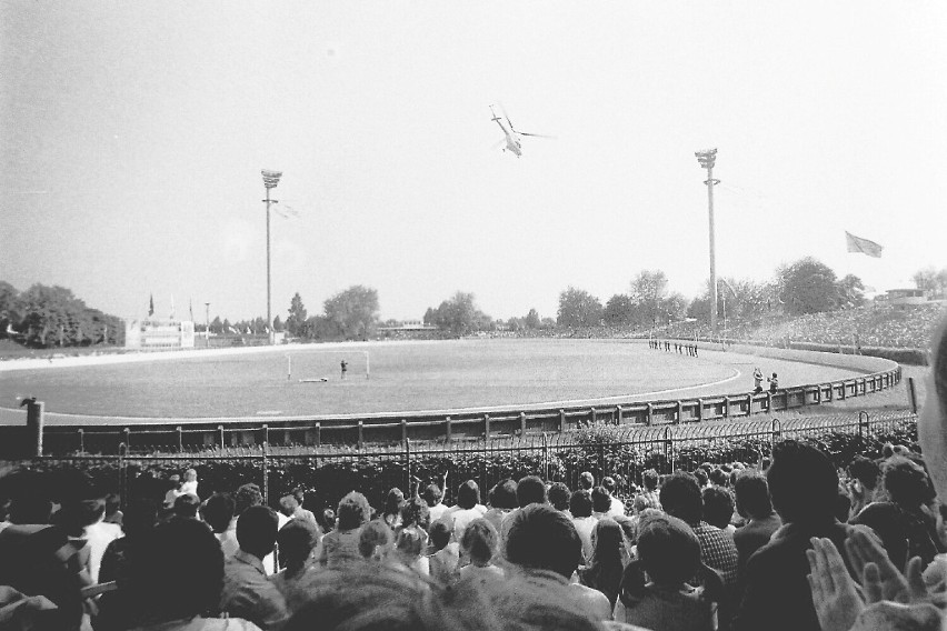 Jeszcze jedna fotka „pstryknięta” na trybunach stadionu...