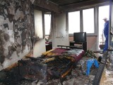 Kobieta zginęła w pożarze w Pabianicach