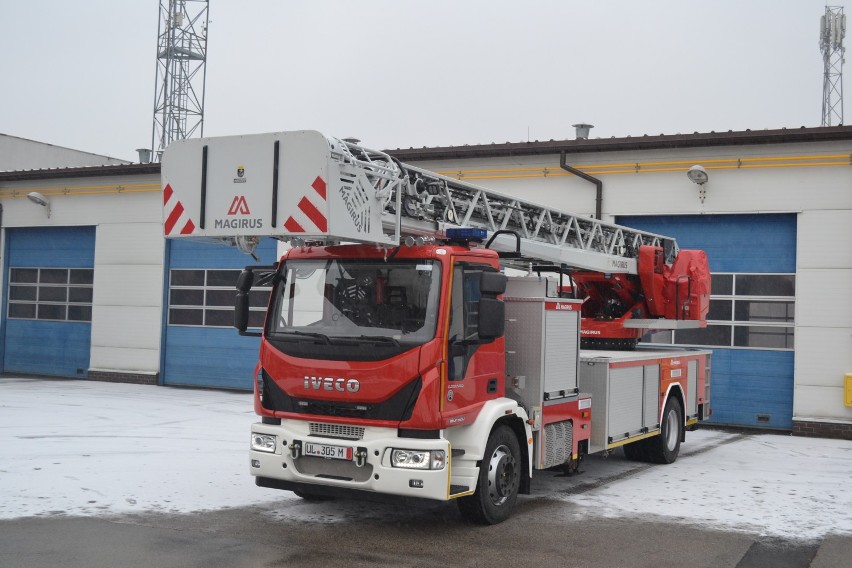 Nowa drabina strażacka już w Sosnowcu [ZDJĘCIA]
