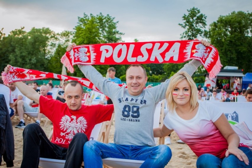 Będzin: Polska - Niemcy 0:0. Tak kibicowaliście na plaży w Będzinie [ZDJĘCIA]