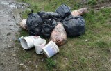 Kilka dni po akcji sprzątania Lubnia, ktoś bezkarnie zaśmiecił okolice boiska. Gmina zapowiada kontrole 