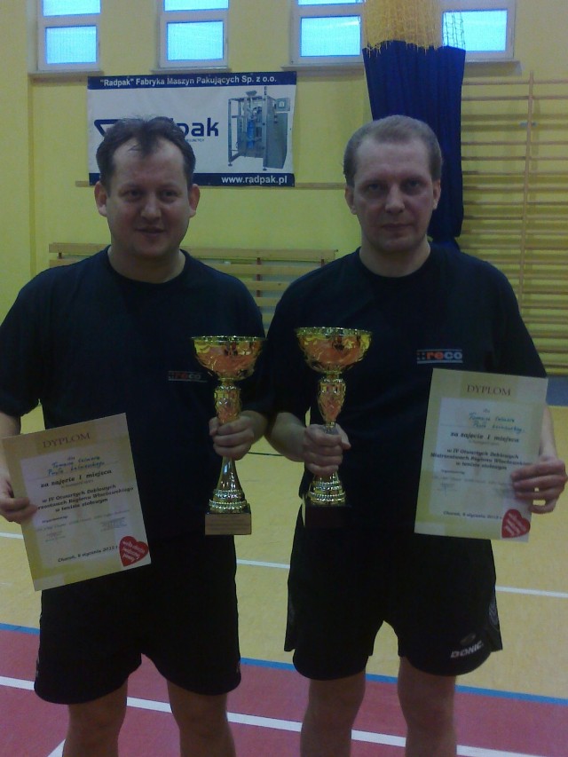 Od lewej Tomasz Celmer i Paweł Leśniewski