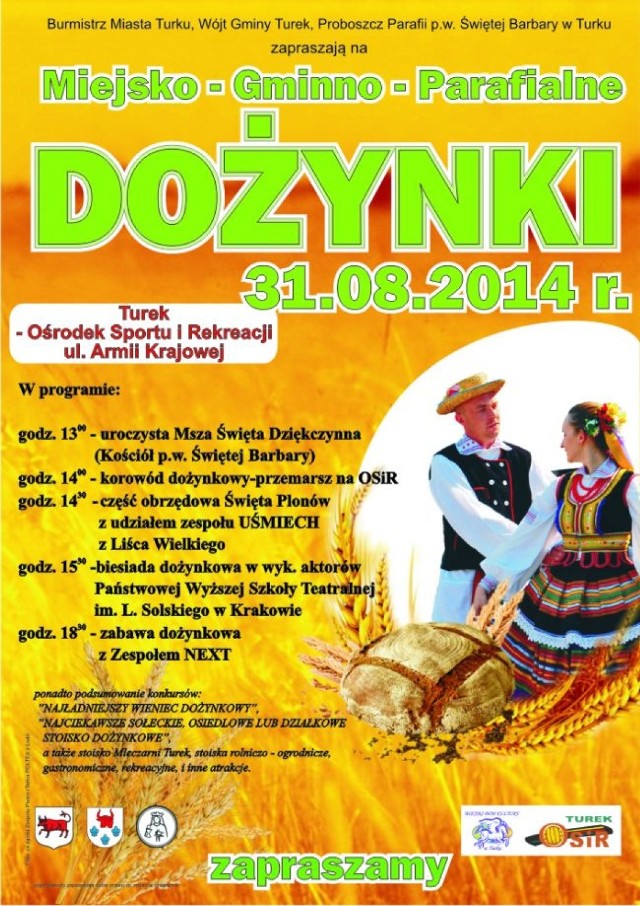 Dożynki w Turku 2014