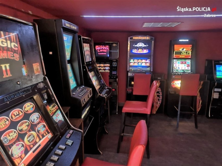 Zabrze: Nielegalne automaty do gier w lokalu na Zaborzu. ZDJĘCIA