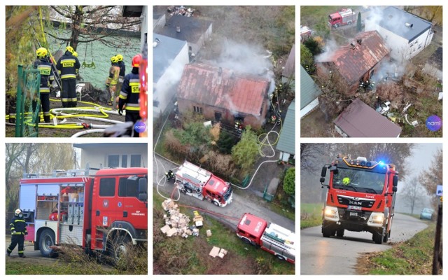Tragiczny pożar domu w gminie Choceń