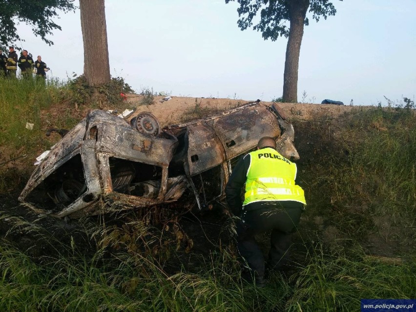 Wypadek w Bajdach. Zginęły dwie osoby