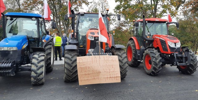 Protest rolników w Przedborzu