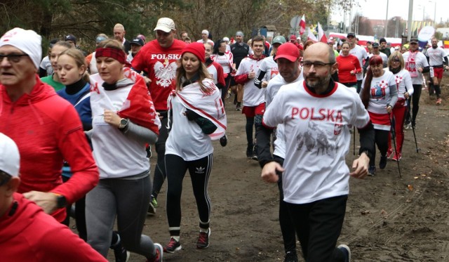 Świąteczny bieg Parkrun w Grudziądzu 12 listopada 2022