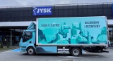 Centrum Dystrybucji JYSK w Radomsku stawia na zielony transport. Testowało elektryczny samochód ciężarowy