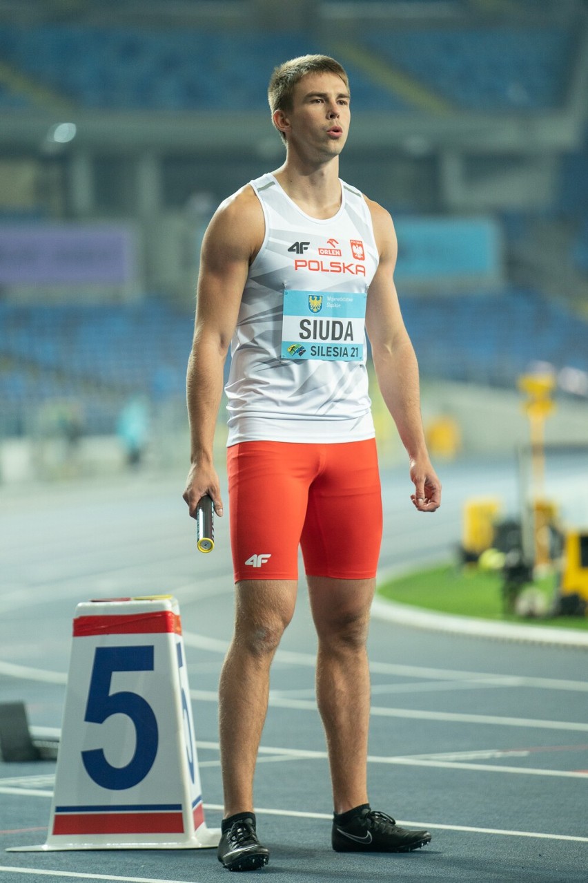 Mateusz Siuda podczas mistrzostw świata sztafet
