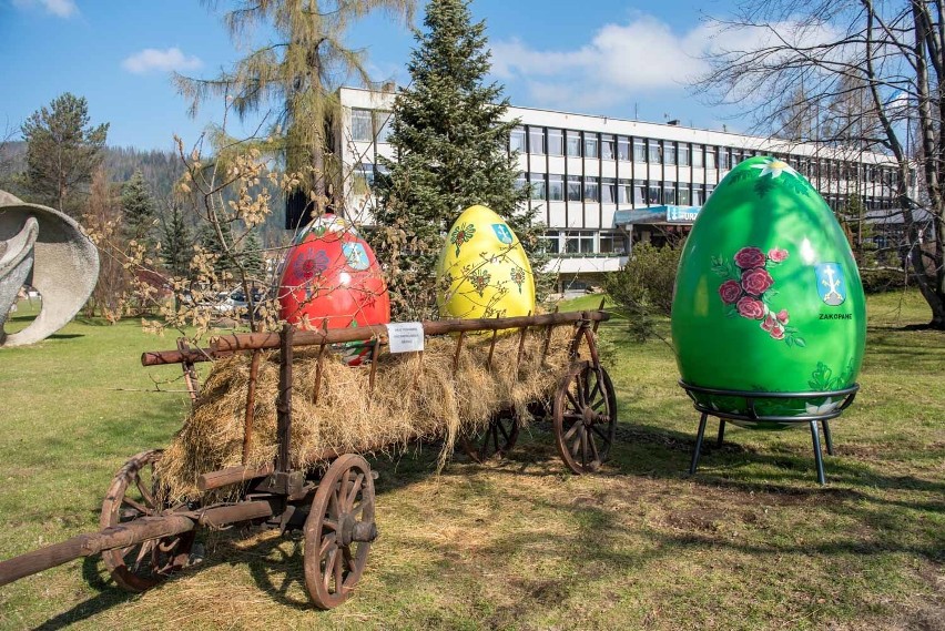 Niezłe jaja w Zakopanem. Miasto udekorowane na Wielkanoc 