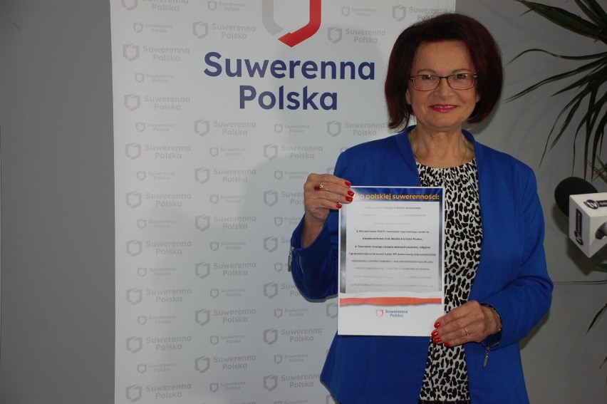 69-letnia Maria Kurowska z Suwerennej Polski (lista...