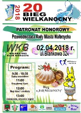W poniedziałek 2 kwietnia o godz. 11 w Wałbrzychu odbędzie się XX Bieg o „Babę Wielkanocną”