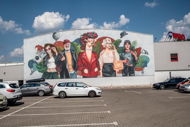 Murale, takie jak ten przy ul. Głogowskiej, są coraz częstszą formą artystycznego wyrazu w mieście i zarazem zagospodarowywania dużych pionowych powierzchni na budynkach