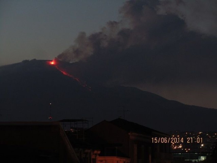 Etna, widok z KataniiZdjęcia: Bożena Zofia Kachel