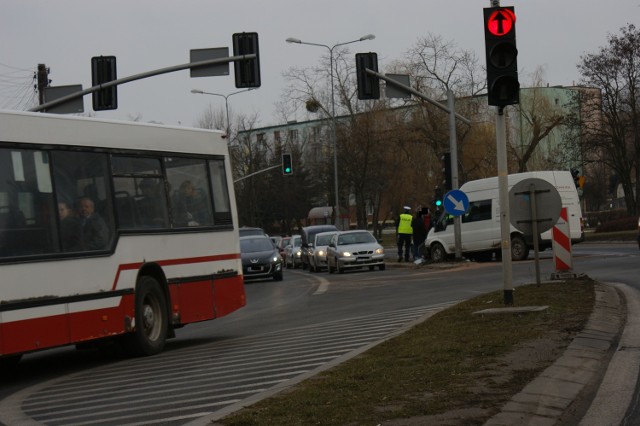 Stłuczka o godz. 6.50 w Koninie