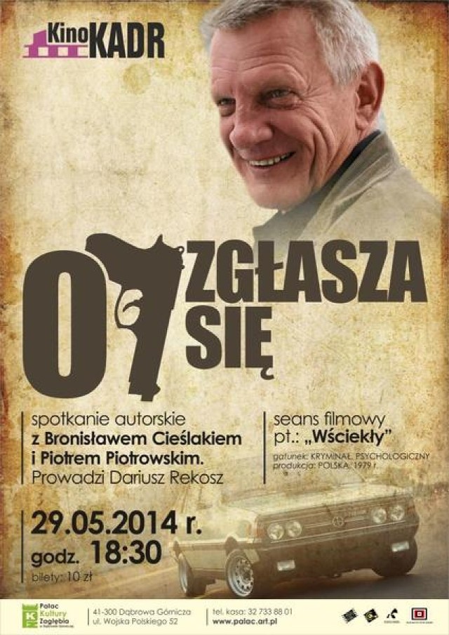 Spotkanie z Bronisławem Cieślakiem rozpocznie się o godz. 18.30
