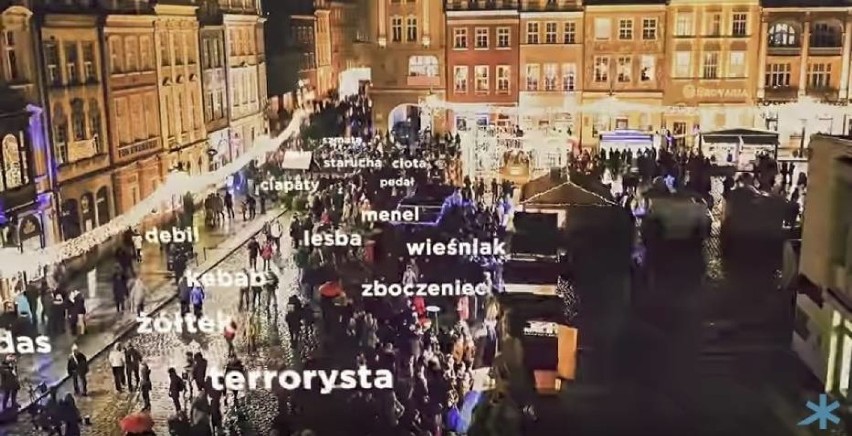 W najnowszym spocie miasta Poznań pojawiają się wyzwiska,...