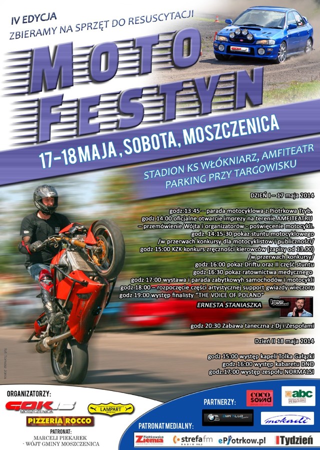 Moto Festyn w Moszczenicy potrwa 2 dni