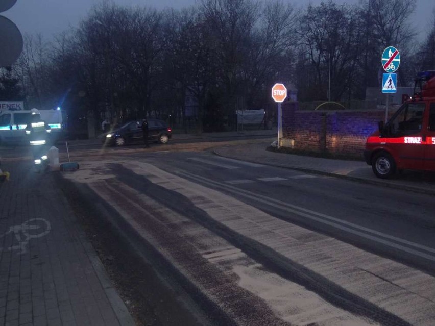 Wypadek na ulicy Ogrodowej