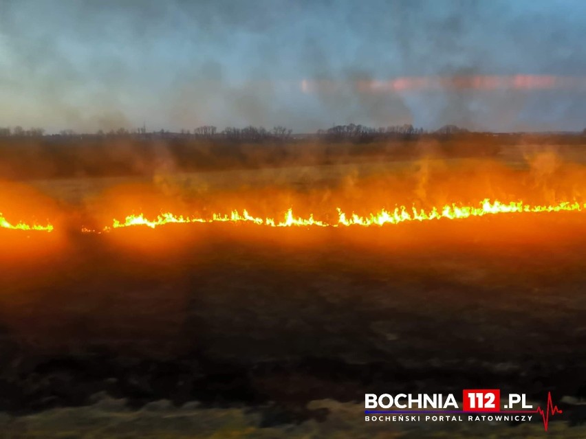 Pożar w Ispinie koło Bochni