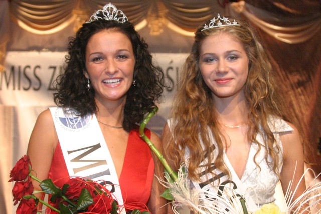 Wybory miss Ziemi Dolnośląskiej w 2007 roku. Na zdjęciach Luiza Marcinkiewicz i Ala Kluza