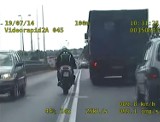 Szalony rajd motocyklisty w ucieczce przed policją. Zebrał 87 punktów karnych (WIDEO)