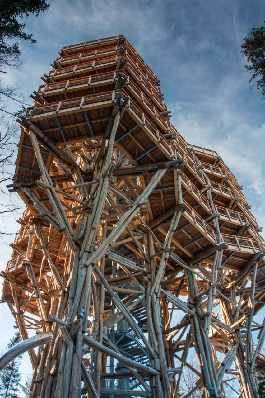 Gigantyczna wieża widokowa powstaje pod Brodnicą. Rozmach widać na zdjęciach! To będzie ogromna atrakcja w Kujawsko-Pomorskiem
