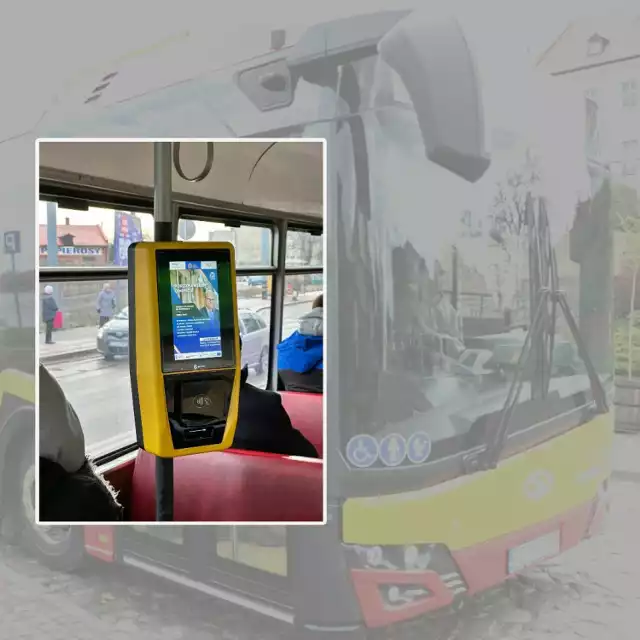 Kasowniki obsługujące płatności zbliżeniowe zamontowane są już we wszystkich autobusach i tramwajach MZK Grudziądz