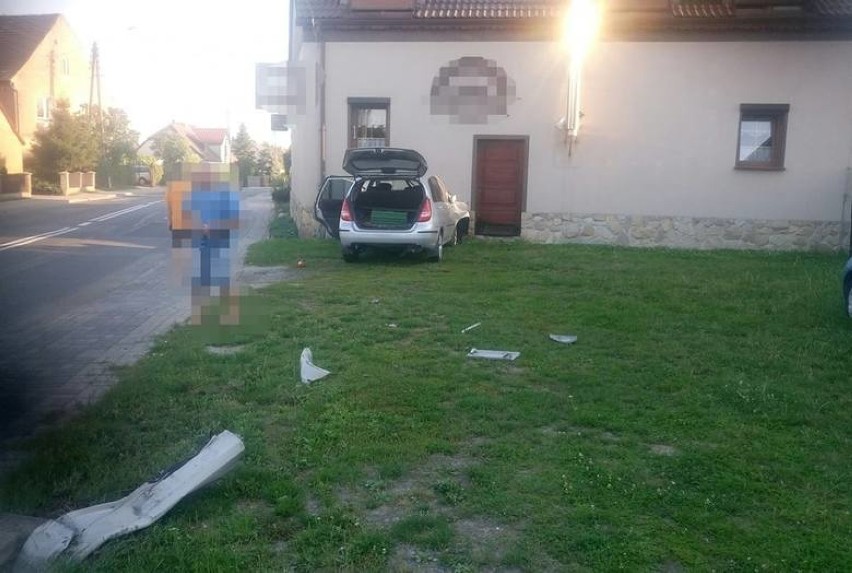Wypadek w Wiązowie w gminie Strzelin