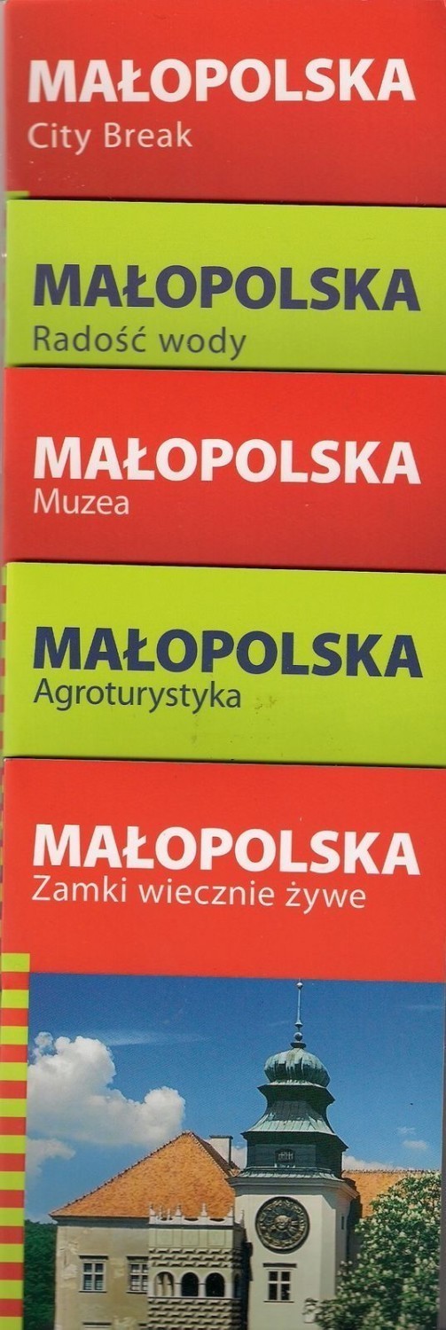 Okładki informatorów Małopolska