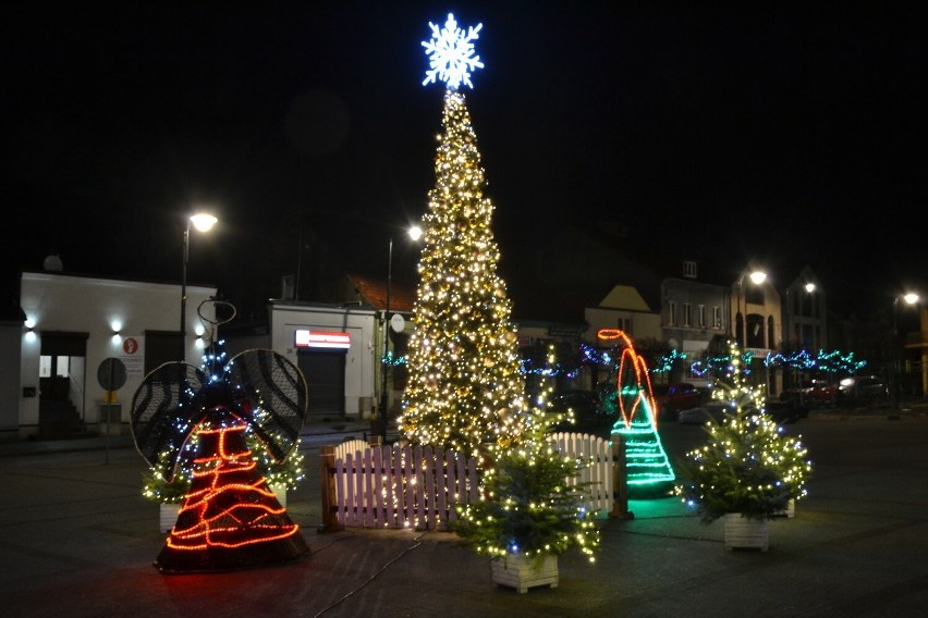 Bożonarodzeniowe dekoracje w Lipnie