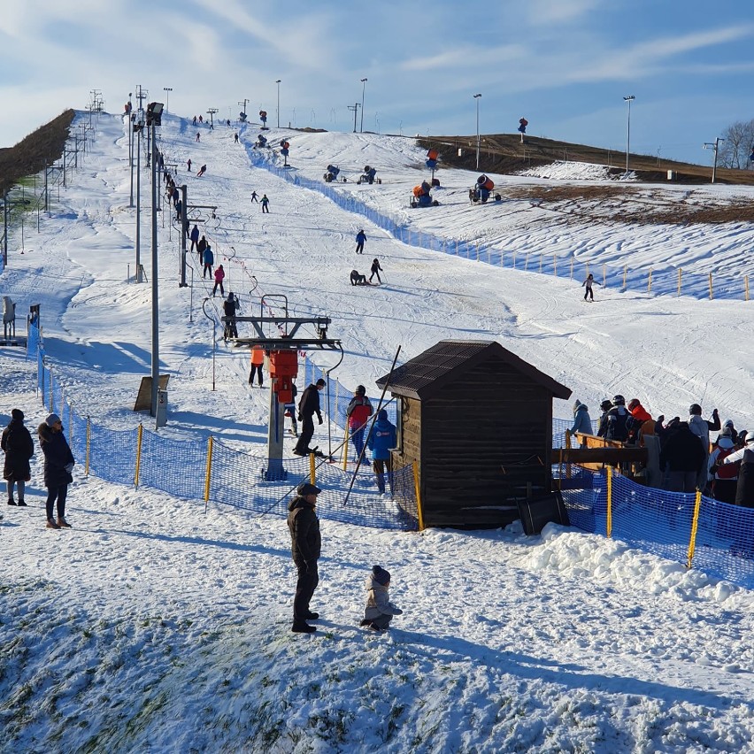 Stacja narciarska w Rybnie zaprasza na stok. Będzie działał jeszcze przez tydzień!
