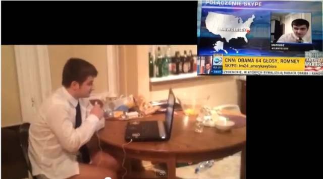 Podczas wyborów prezydenckich w USA połączyli się przez Skype'a ...