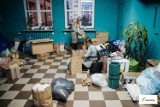 Dwa centralne magazyny zbiórki darów dla Ukrainy uruchomiono w Bełchatowie