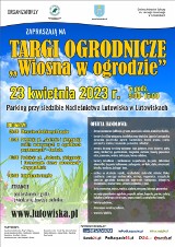 IV Targi Ogrodnicze „Wiosna w ogrodzie” w  Lutowiskach. Mnóstwo roślin, prelekcje ogrodnicze, żywy zielnik  i poczęstunek z grilla