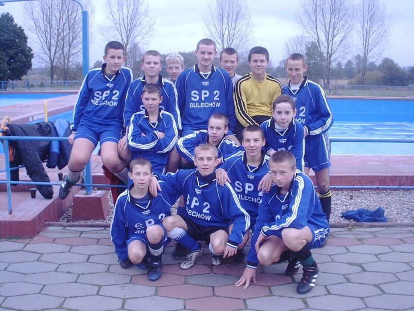 Gimnazjalny turniej piłkarski w Sulechowie w 2001 roku....