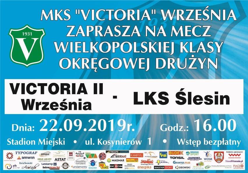 Mecz Viktoria II Września - LKS Ślesin