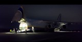 Antonow An-124 znów w Poznaniu. Wojskowi wracali z ćwiczeń w Portugalii