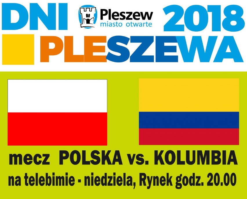 Polska-Kolumbia. Mecz możecie zobaczyć na telebimie na Rynku