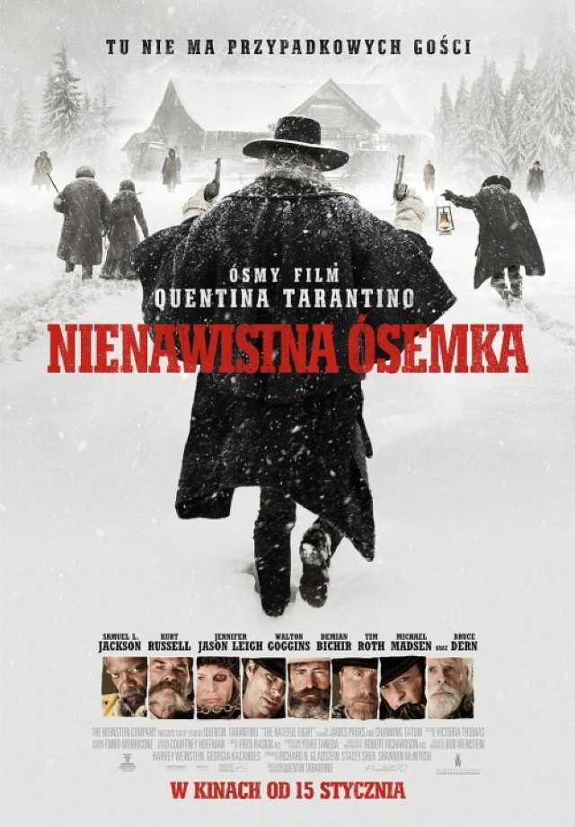 Nienawistna ósemka
USA/western/ 185 min.
reż. Quentin Tarantino 
5 i 7 lutego, godz.18.00
6 lutego, godz.19.00

Repertuar kina w Kole