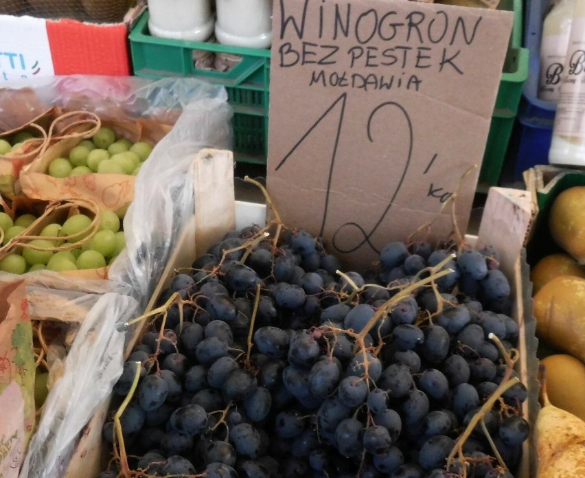 Winogron kosztował 12 złotych za kilogram