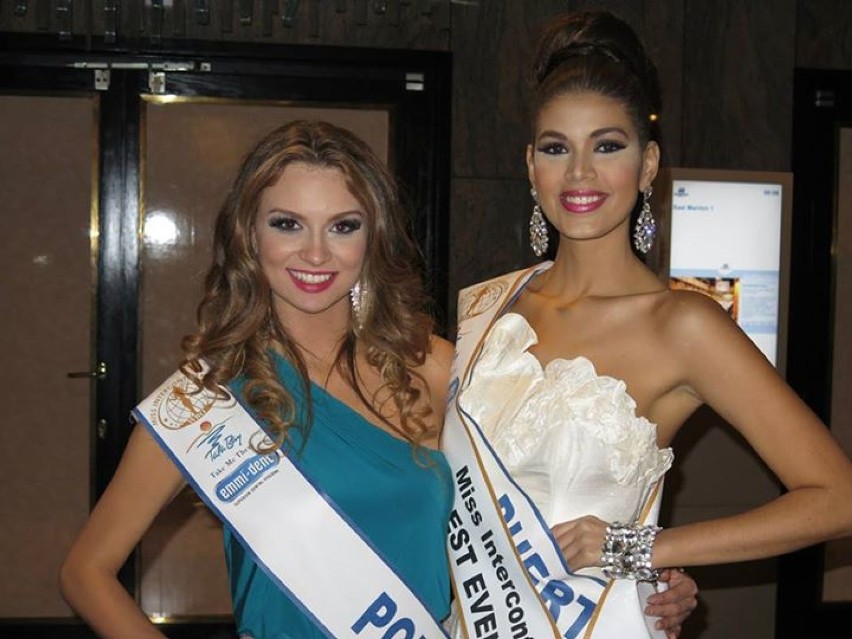Magdalena Michalak w konkursie Miss Intercontinental 2014.
