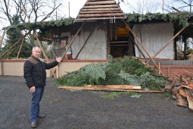 Andrzej Toczek, projektant szopki.