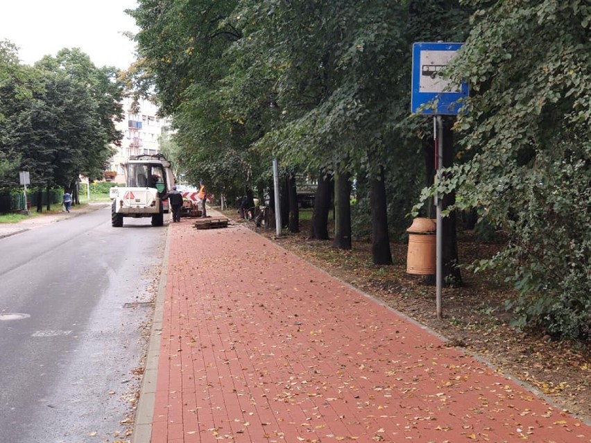 Zakończyła się przebudowa chodnika na ciąg pieszo-rowerowy przy ul. Bogusza w Pleszewie