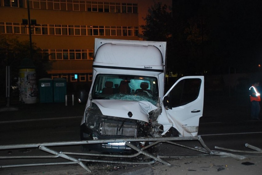 Wypadek w centrum Sosnowca
