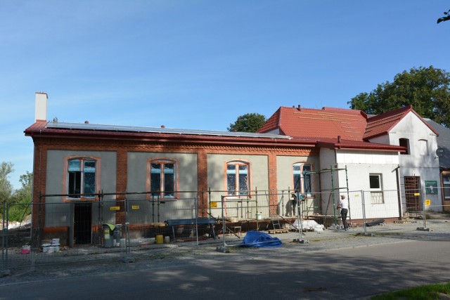 Wyremontowany budynek świetlicy w Krupach będzie dostosowany do potrzeb osób niepełnosprawnych.